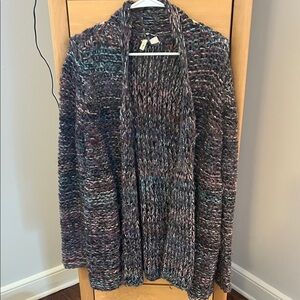 Anthropologie Multicolor Knit Cardigan, Moth, M